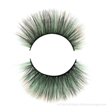 Free Sample 6D Mink Eyelash 25mm 100% Real Mink 5D Eyelashes Private Label Own Brand Custom Package
